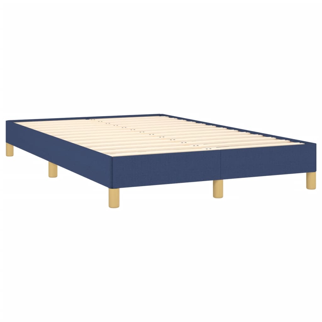 sengeramme uden madras 120x200 cm stof blå