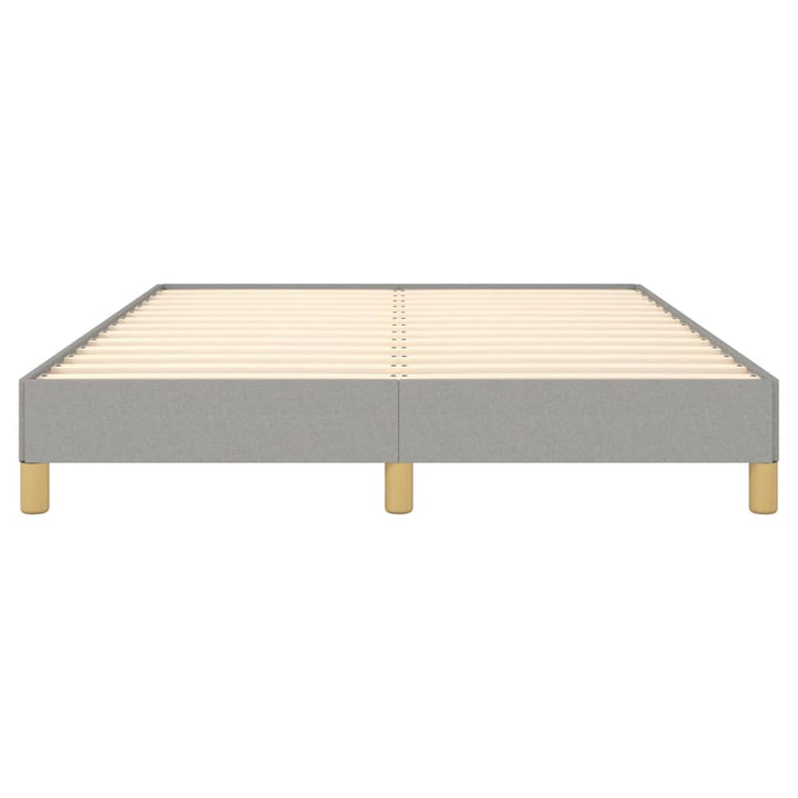 sengeramme uden madras 140x190 cm stof lysegrå