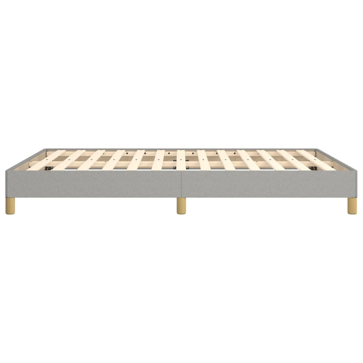 sengeramme uden madras 140x190 cm stof lysegrå