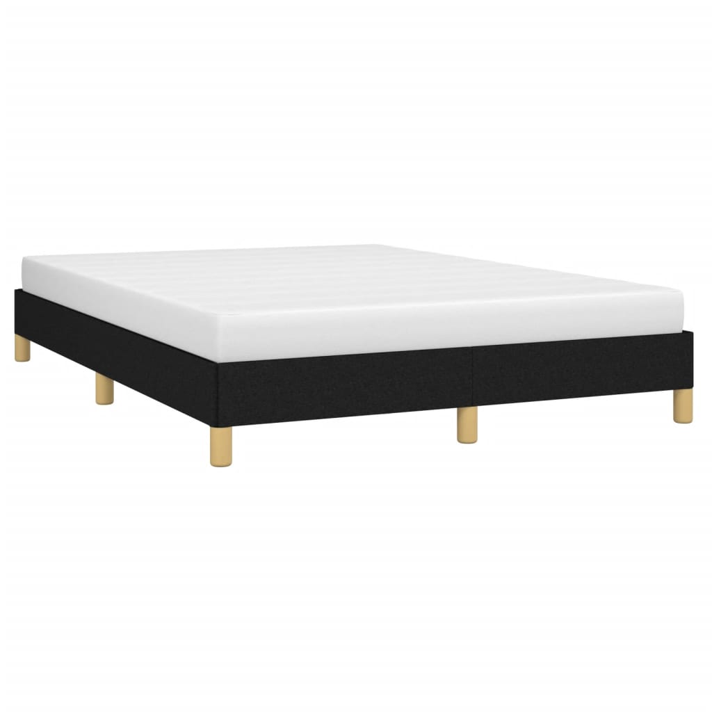 sengeramme uden madras 140x190 cm stof sort