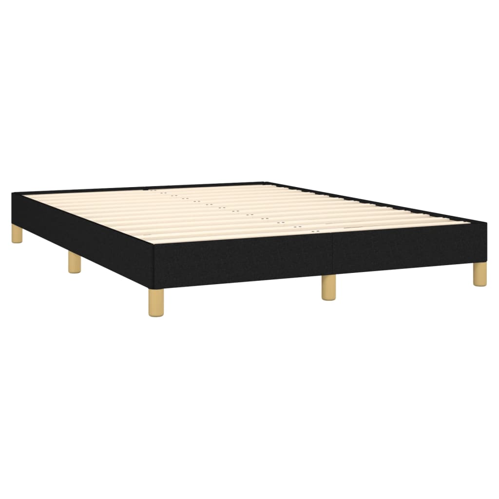 sengeramme uden madras 140x190 cm stof sort