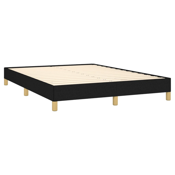 sengeramme uden madras 140x190 cm stof sort