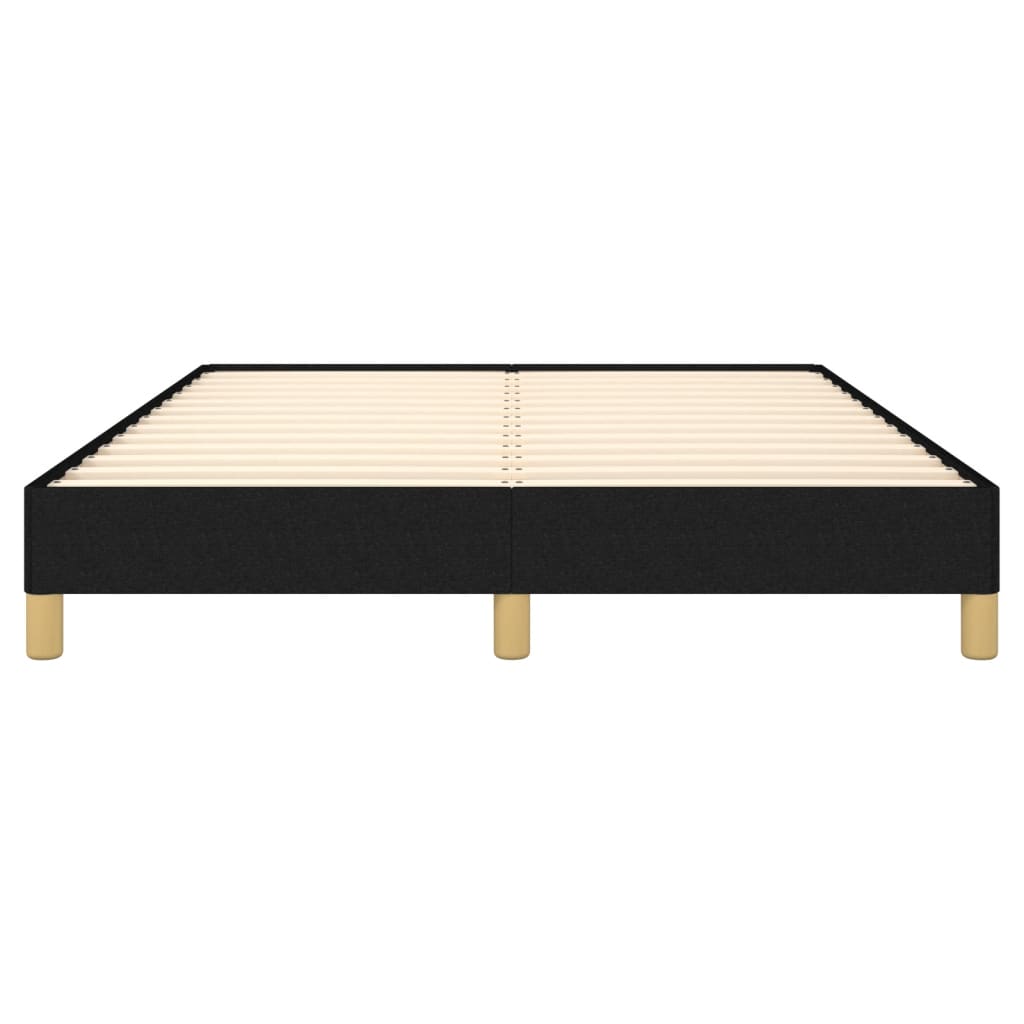 sengeramme uden madras 140x190 cm stof sort