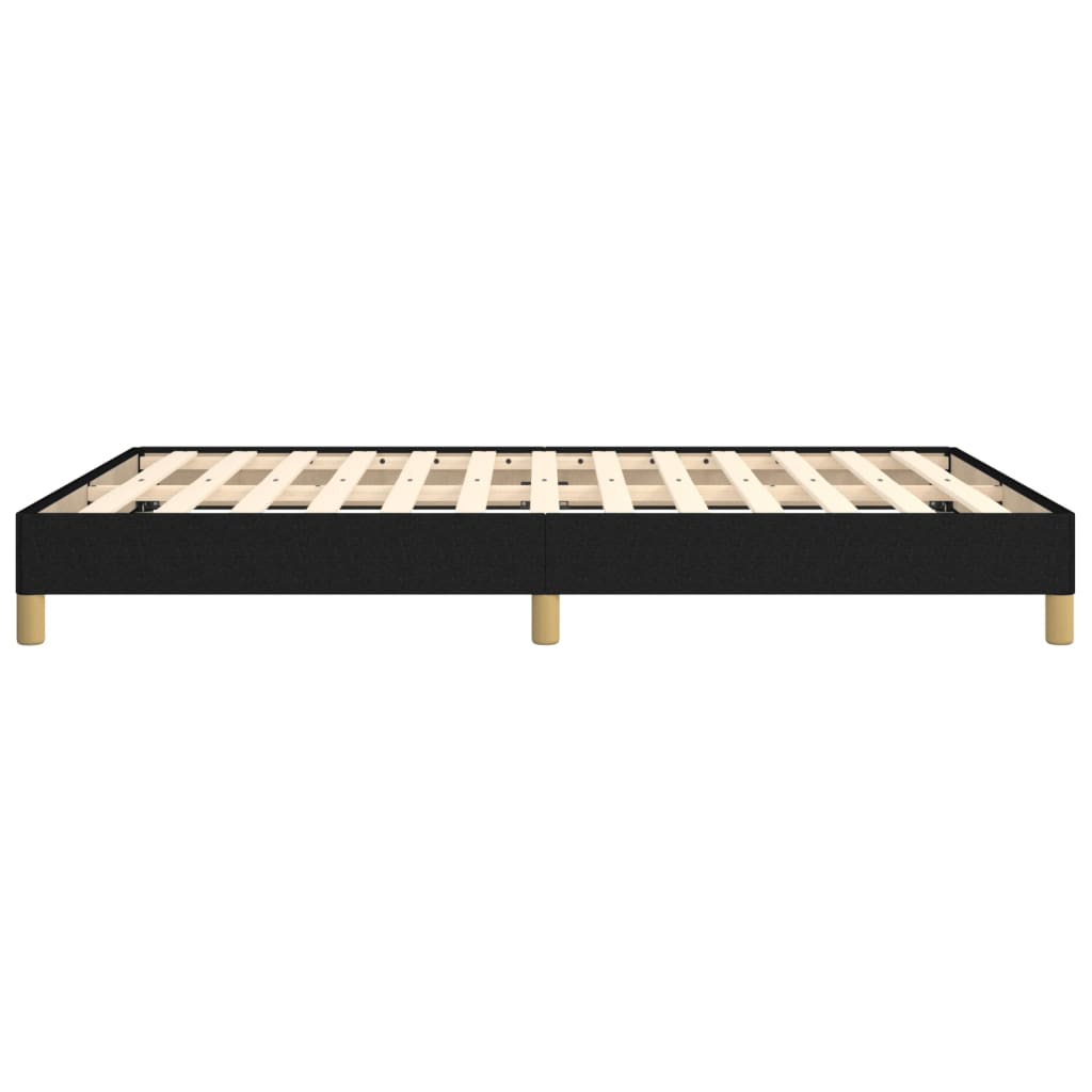 sengeramme uden madras 140x190 cm stof sort
