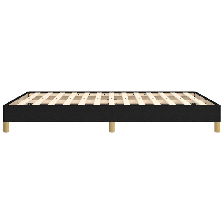 sengeramme uden madras 140x190 cm stof sort