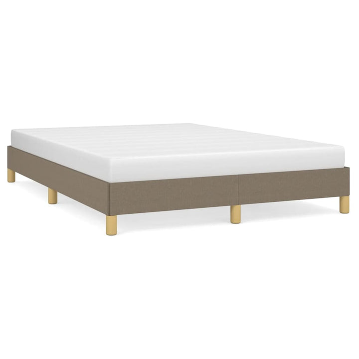 sengeramme uden madras 140x190 cm stof gråbrun
