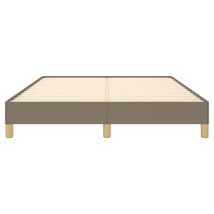 sengeramme uden madras 140x190 cm stof gråbrun
