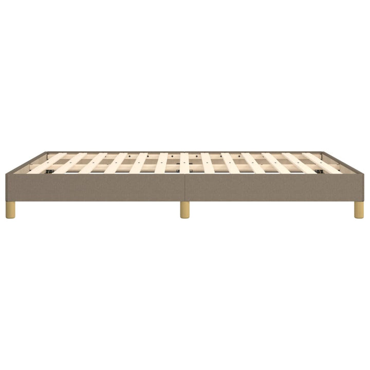 sengeramme uden madras 140x190 cm stof gråbrun