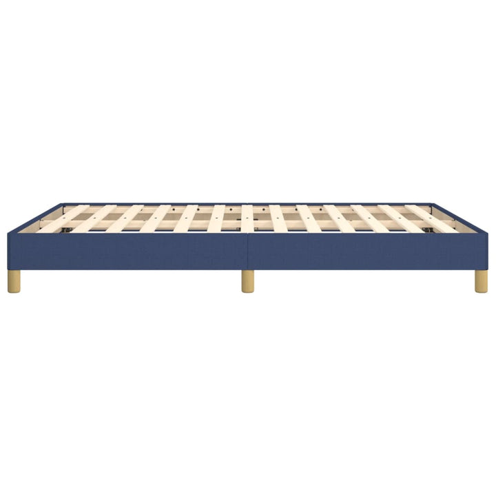 sengeramme uden madras 140x190 cm stof blå