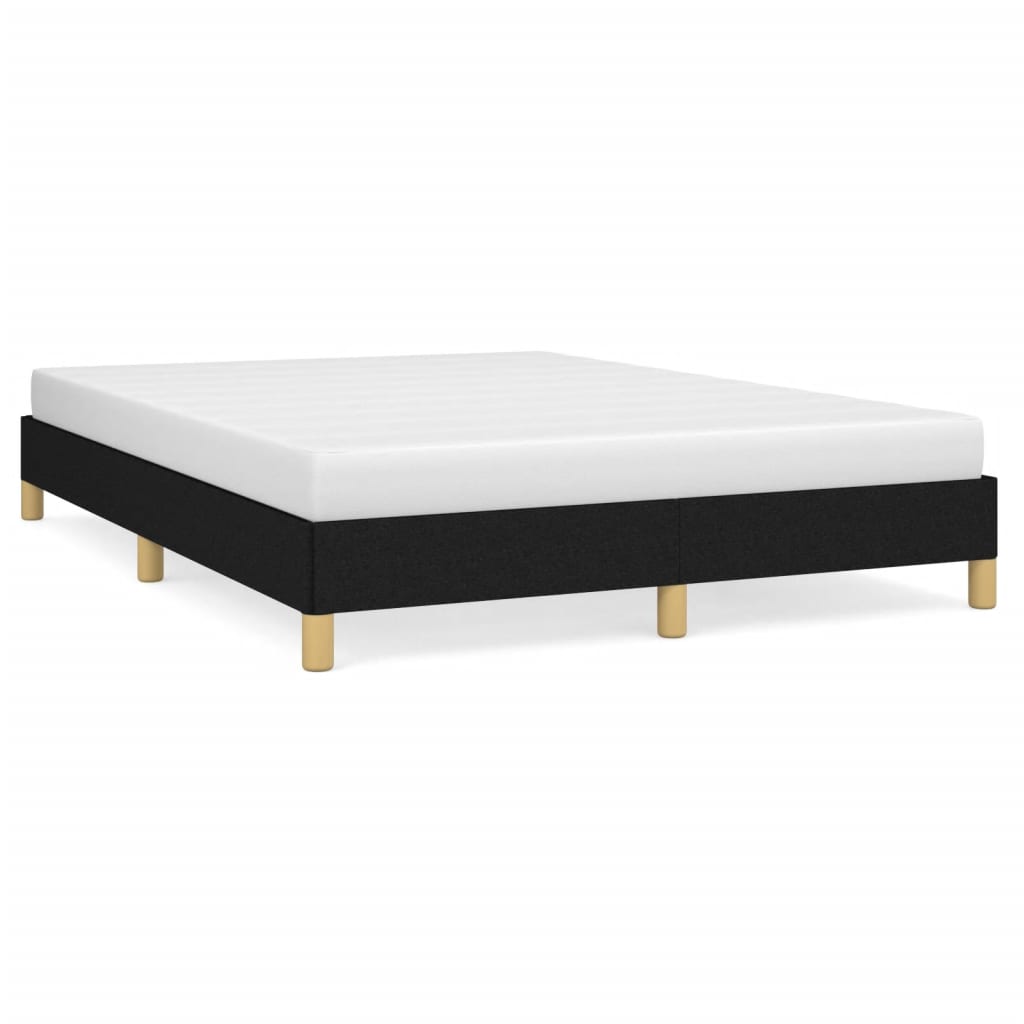 sengeramme uden madras 140x200 cm stof sort