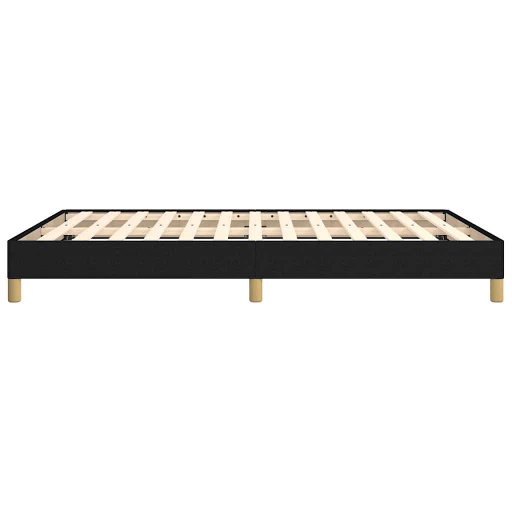 sengeramme uden madras 140x200 cm stof sort