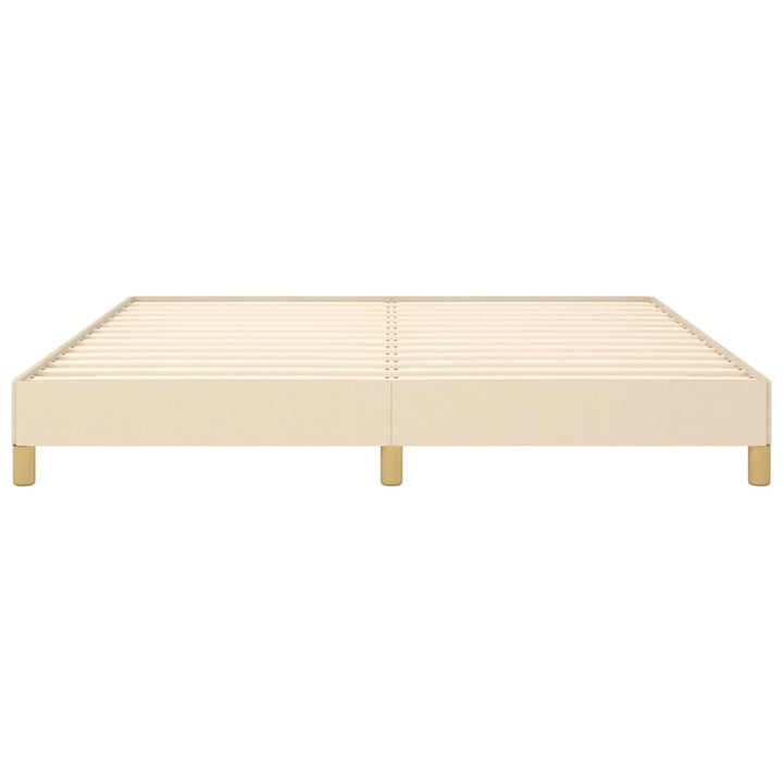 sengeramme uden madras 180x200 cm stof cremefarvet