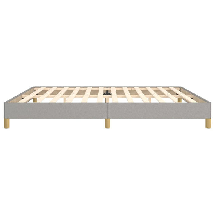 sengeramme uden madras 200x200 cm stof lysegrå