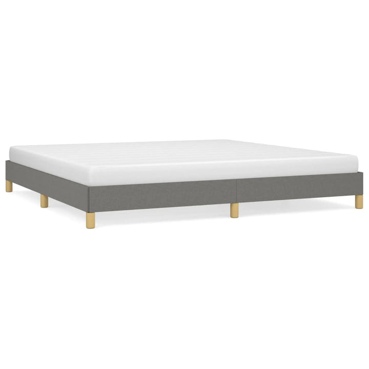 sengeramme uden madras 200x200 cm stof mørkegrå