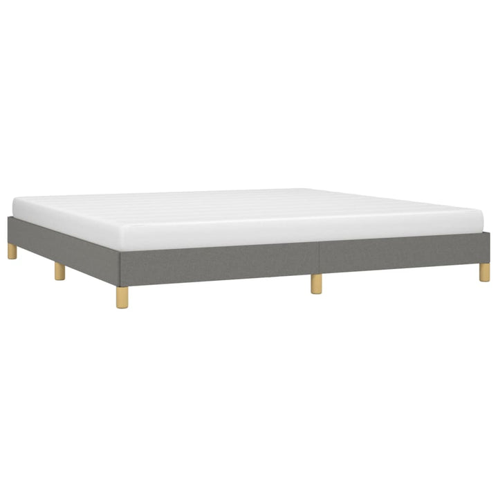 sengeramme uden madras 200x200 cm stof mørkegrå