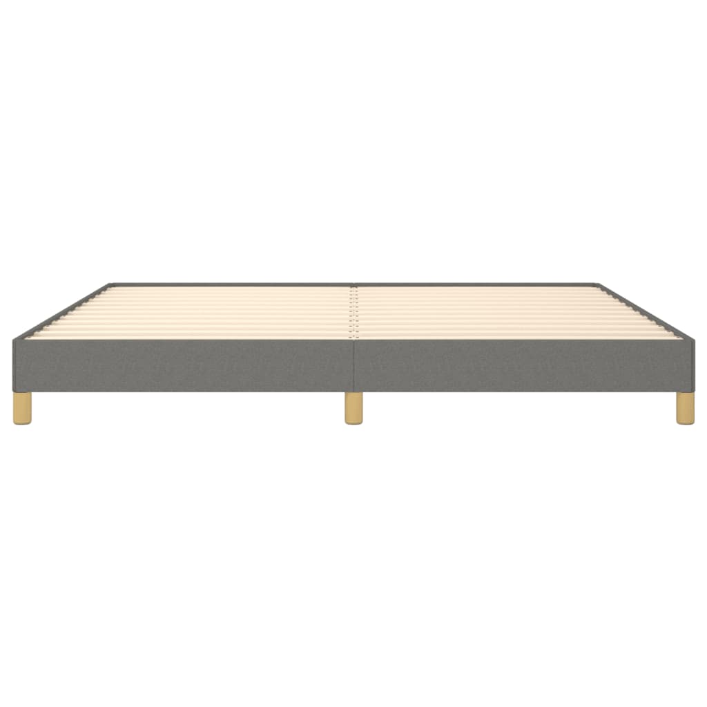 sengeramme uden madras 200x200 cm stof mørkegrå