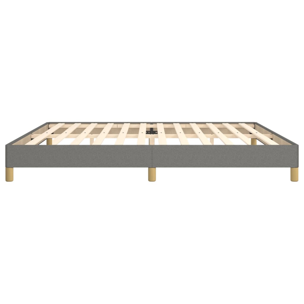 sengeramme uden madras 200x200 cm stof mørkegrå