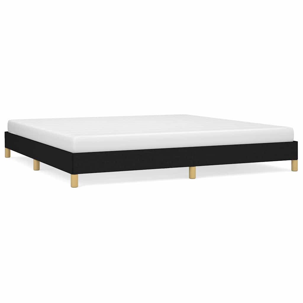 sengeramme uden madras 200x200 cm stof sort