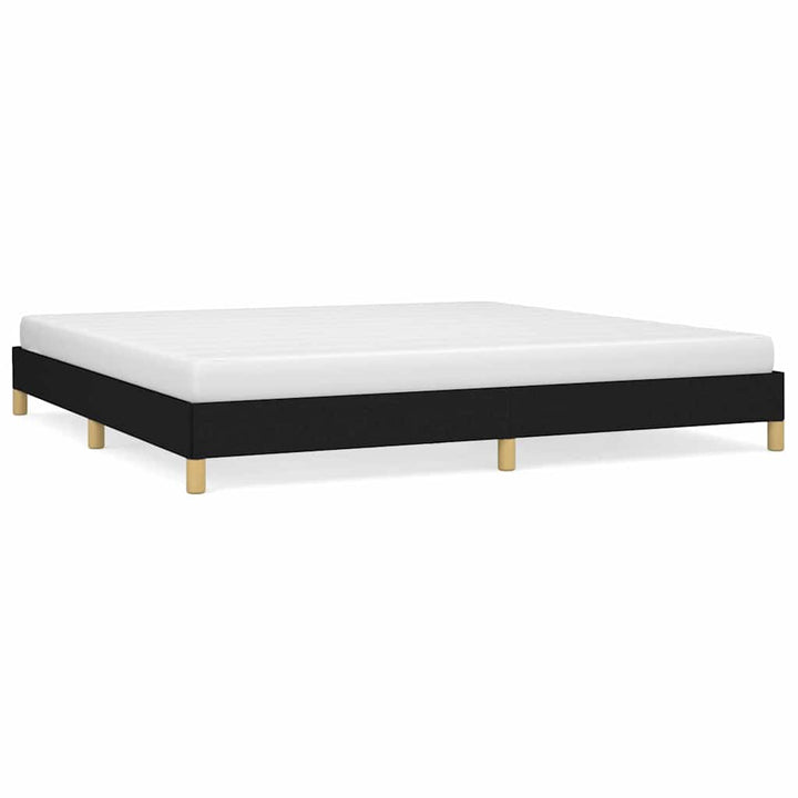 sengeramme uden madras 200x200 cm stof sort