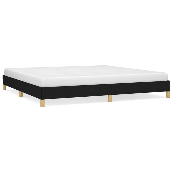 sengeramme uden madras 200x200 cm stof sort