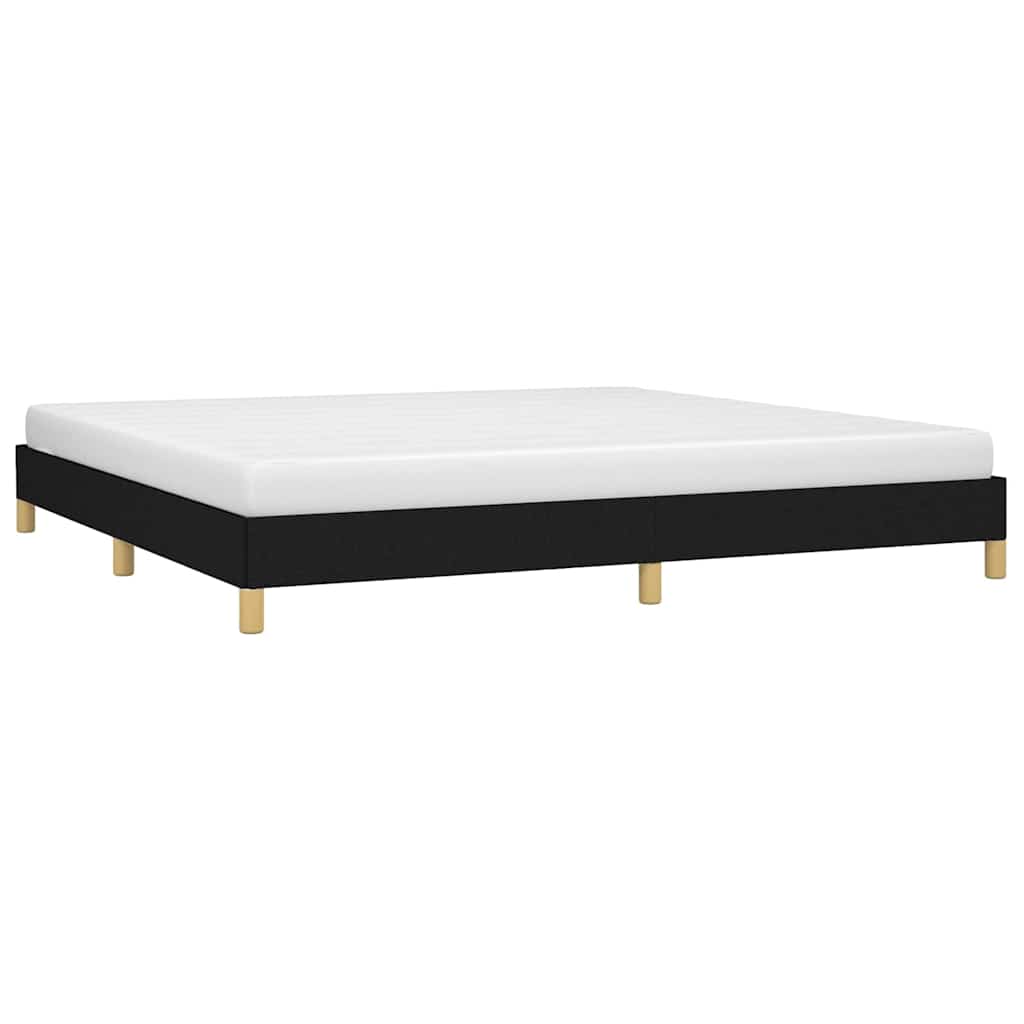 sengeramme uden madras 200x200 cm stof sort