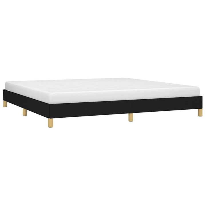 sengeramme uden madras 200x200 cm stof sort