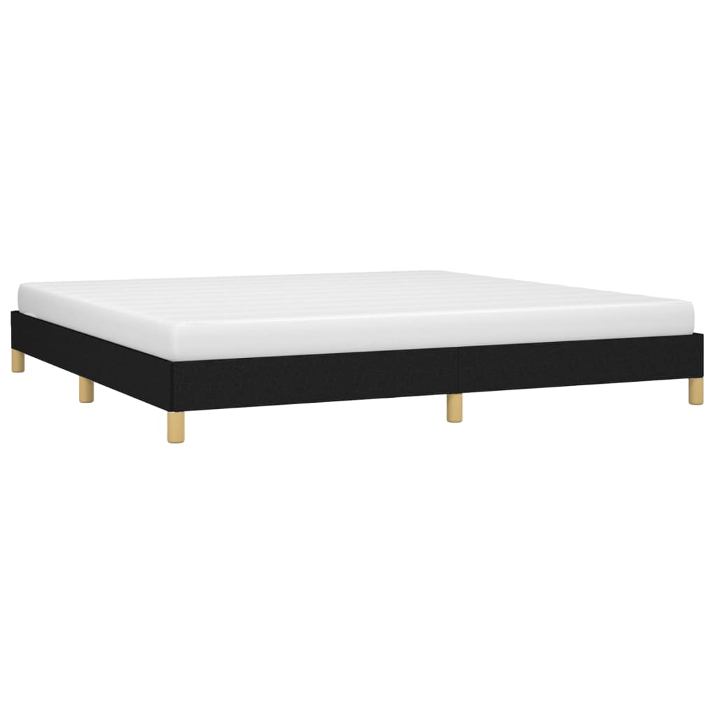 sengeramme uden madras 200x200 cm stof sort