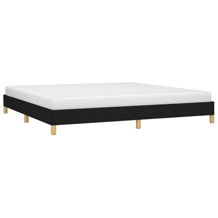 sengeramme uden madras 200x200 cm stof sort