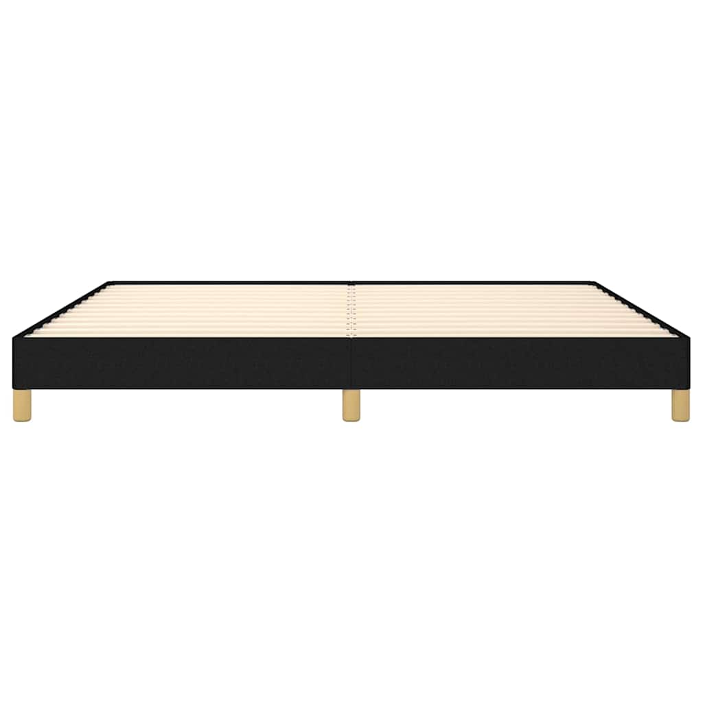 sengeramme uden madras 200x200 cm stof sort