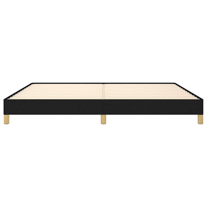 sengeramme uden madras 200x200 cm stof sort