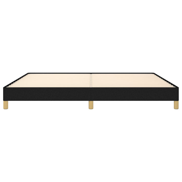 sengeramme uden madras 200x200 cm stof sort