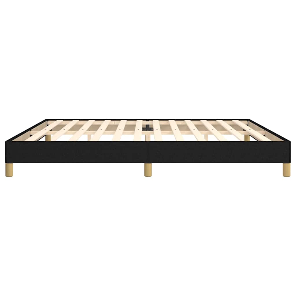 sengeramme uden madras 200x200 cm stof sort