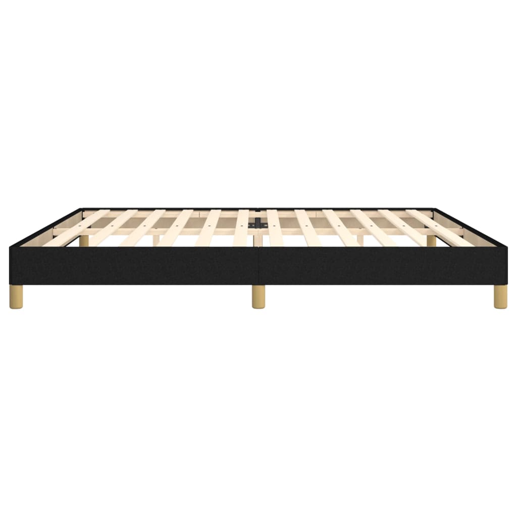 sengeramme uden madras 200x200 cm stof sort