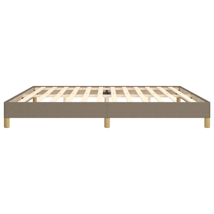 sengeramme uden madras 200x200 cm stof gråbrun