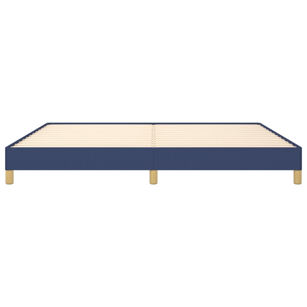 sengeramme uden madras 200x200 cm stof blå