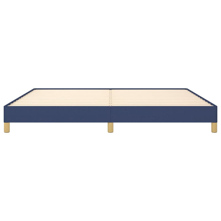 sengeramme uden madras 200x200 cm stof blå