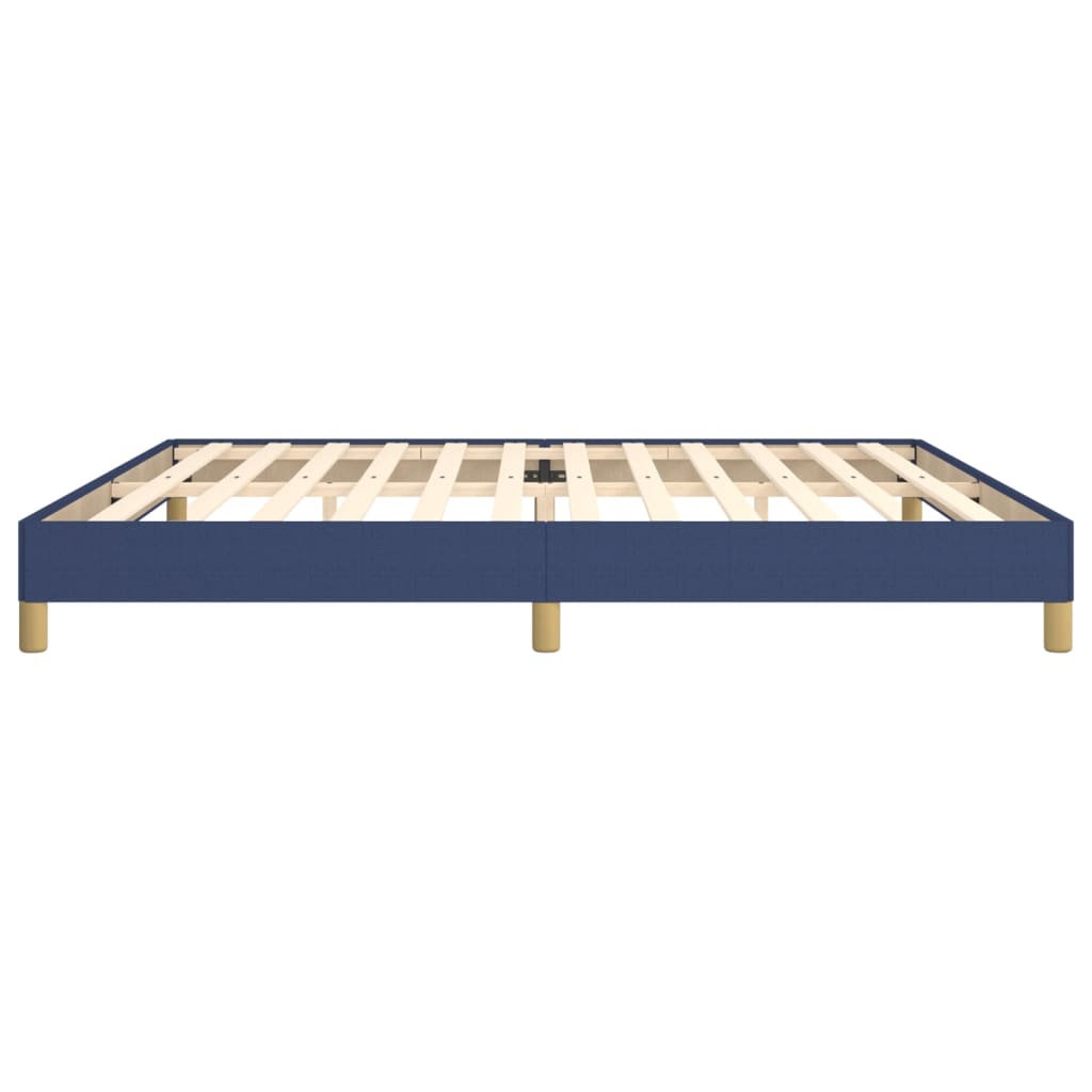 sengeramme uden madras 200x200 cm stof blå
