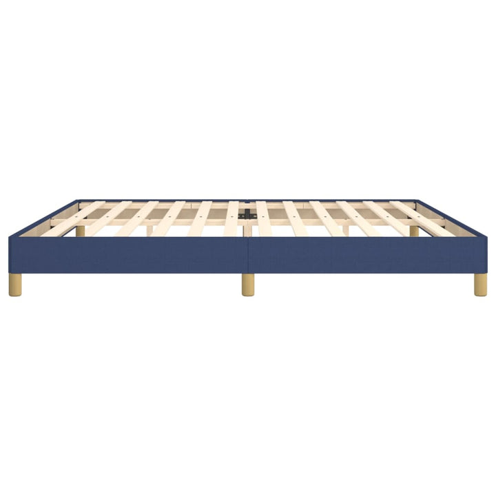 sengeramme uden madras 200x200 cm stof blå