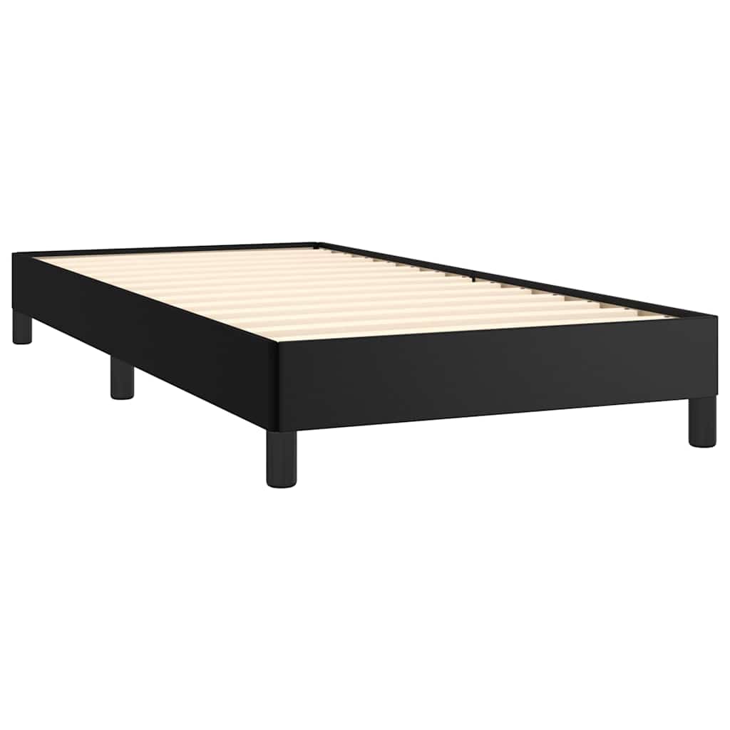 sengeramme 80x200 cm kunstlæder sort