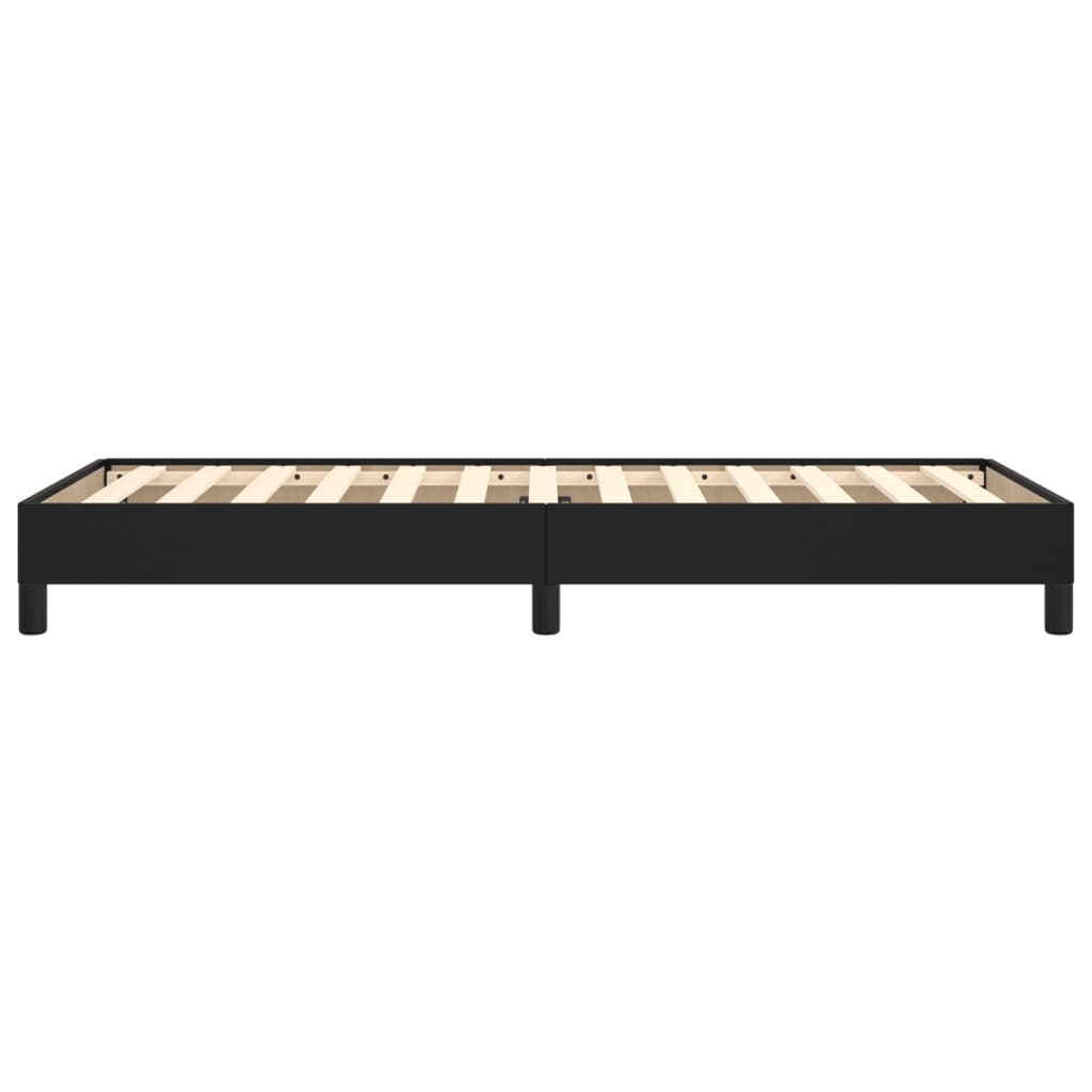 sengeramme 80x200 cm kunstlæder sort
