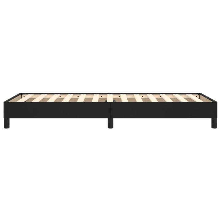 sengeramme 80x200 cm kunstlæder sort