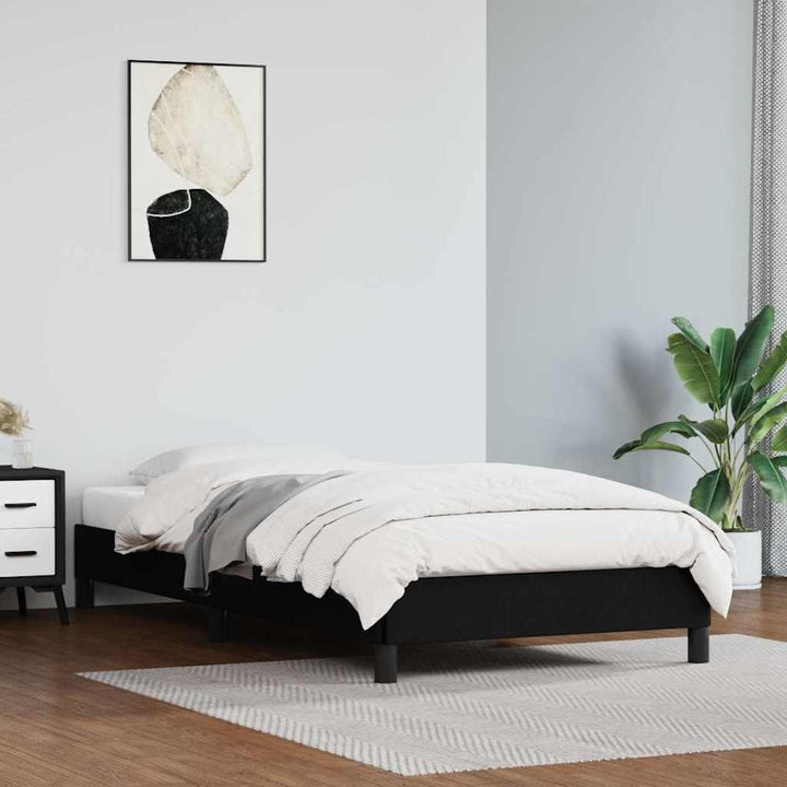 sengeramme 80x200 cm kunstlæder sort