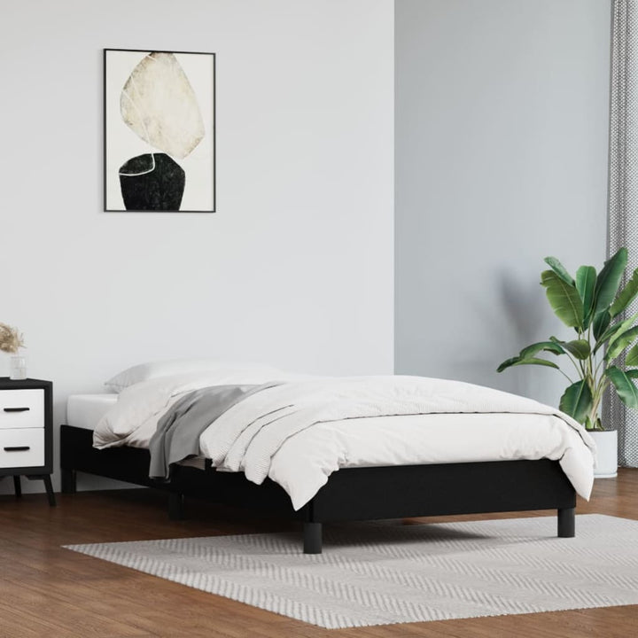sengeramme 80x200 cm kunstlæder sort