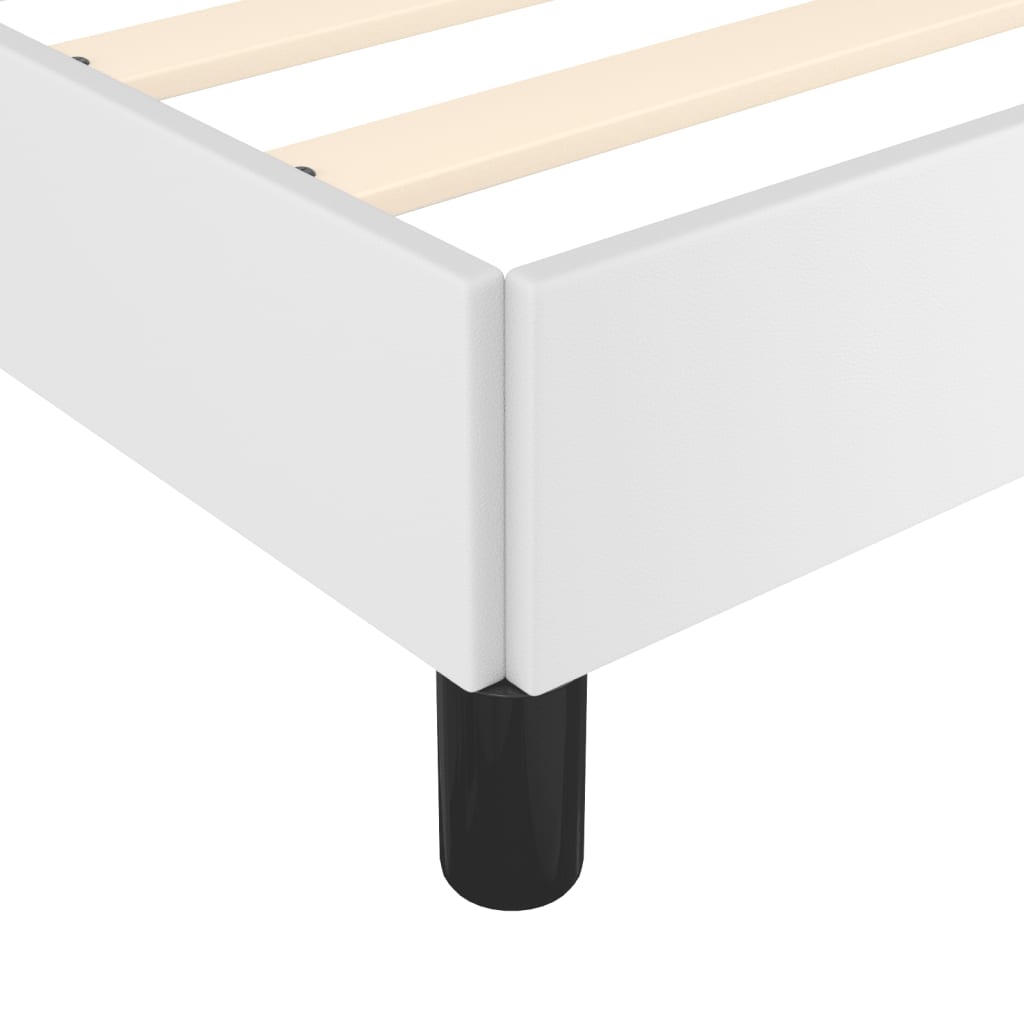 sengeramme 80x200 cm kunstlæder hvid