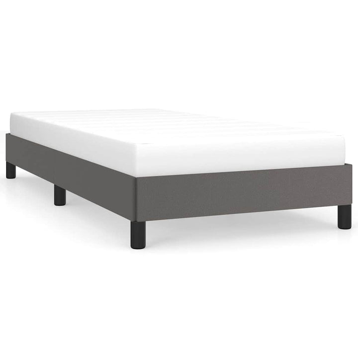 sengeramme 80x200 cm kunstlæder grå