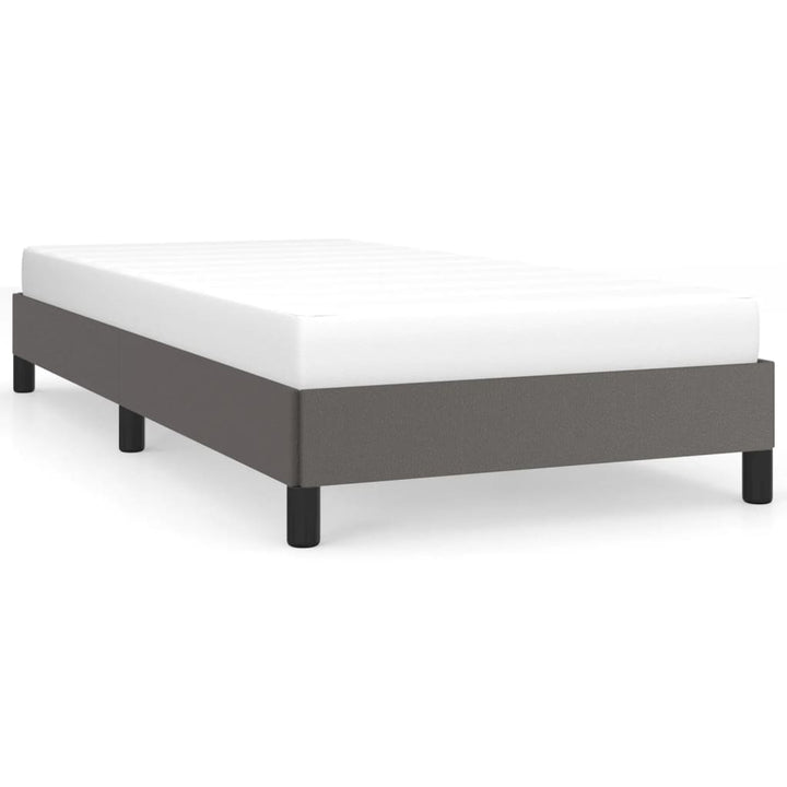 sengeramme 80x200 cm kunstlæder grå