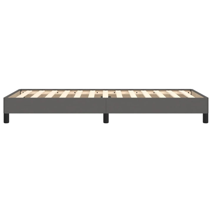 sengeramme 80x200 cm kunstlæder grå