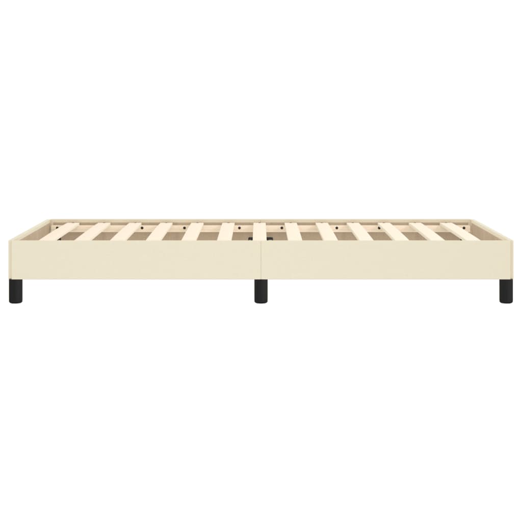 sengeramme 90x190 cm kunstlæder brun