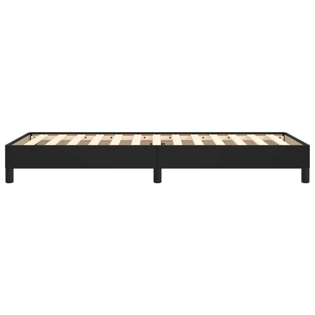 sengeramme 90x200 cm kunstlæder sort