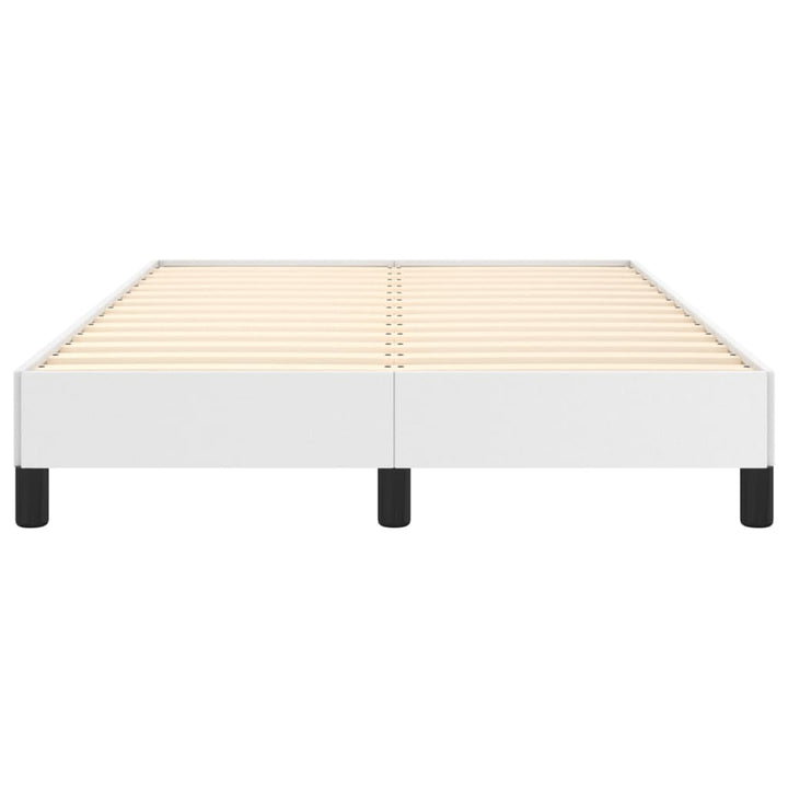 sengeramme 120x200 cm kunstlæder hvid